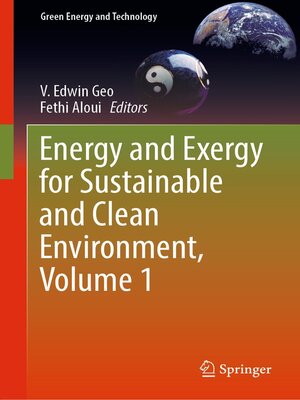 cover image of Energy and Exergy for Sustainable and Clean Environment, Volume 1